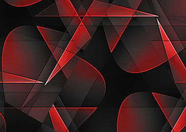 abstract black and red
