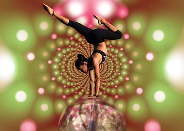 Women dancing on stage