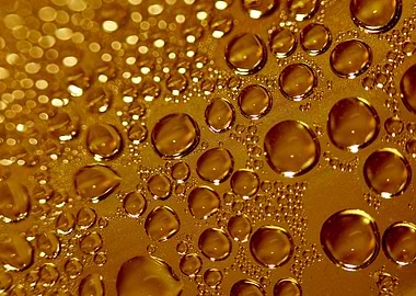 Drops wet close up prints