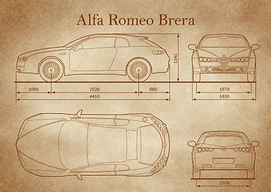 Alfa Romeo Brera 2008 old