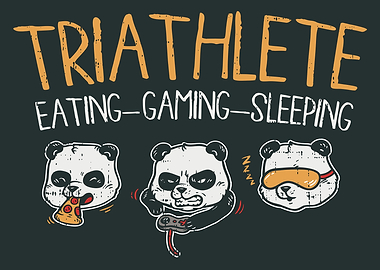 Triathlete Pandas Design