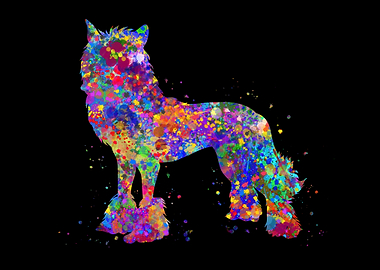 Chinese crested watercolor