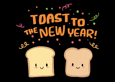 Toast To New Year Funny an