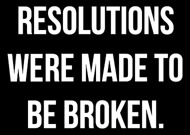 New Years Resolutions Joke