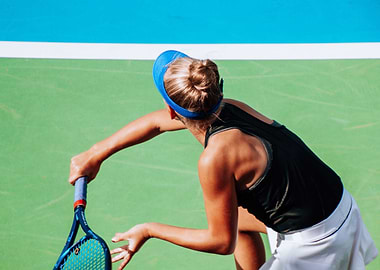 female tennis player