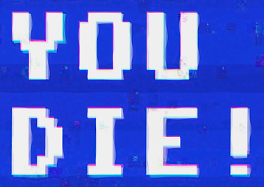 Glitch blue capture you di