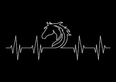 Horse silhouette gift