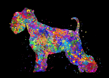 Schnauzer watercolor