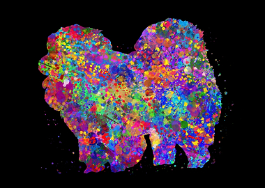 Chow Chow watercolor