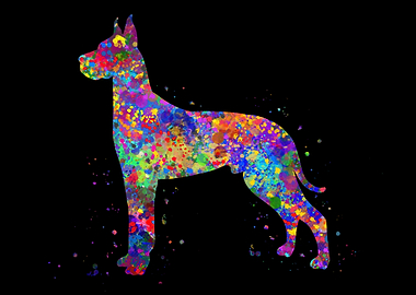 Great Dane watercolor