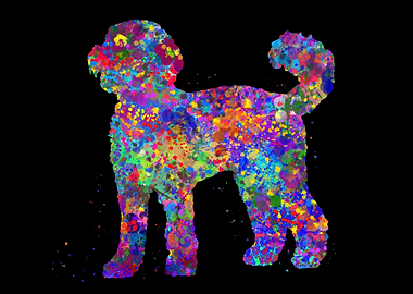 Labradoodle watercolor