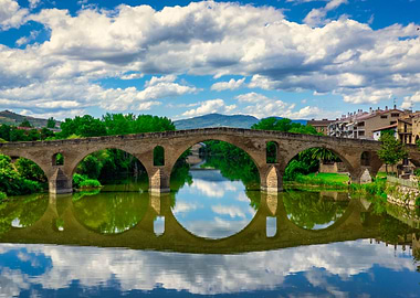 Roman bridge river