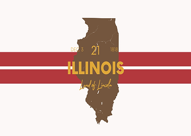 Illinois State map