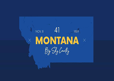 Montana State of USA