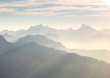 rocky mountain silhouette