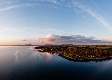 Drone over the peninsula