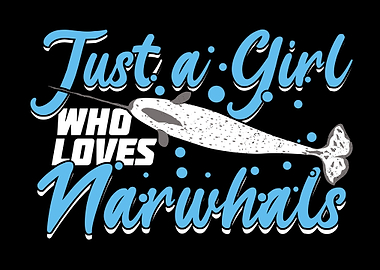 Cute Narwhal Design