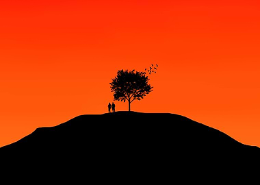 Silhouette Couple