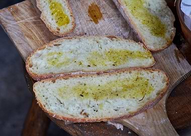 bread with oil