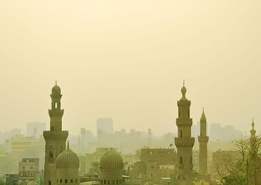 Silhouette Sandy Foggy