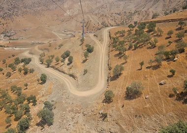 Curve Mountains Road