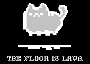 Floor Is Lava Cat lover Gi