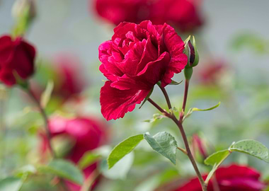 pink roses for holidays