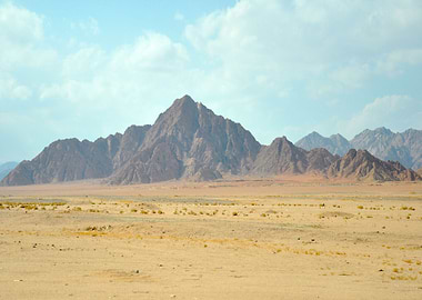 Colorful Mountains scene