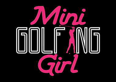 Minigolf Minigolfing Girl