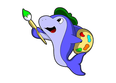 Dolphin Painter Colour