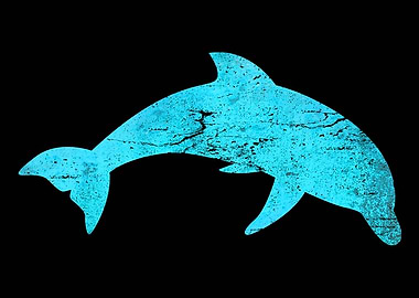 Meerestiere Delfin