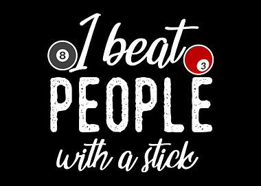 Pool Billiards Joke Stick