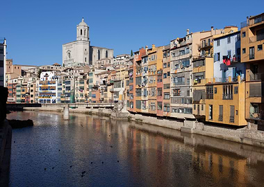 Girona City River View