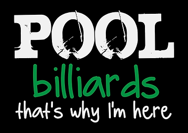 Pool Billiards Saying Cue