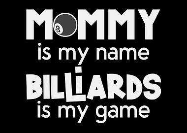Pool Billiards Mommy Joke
