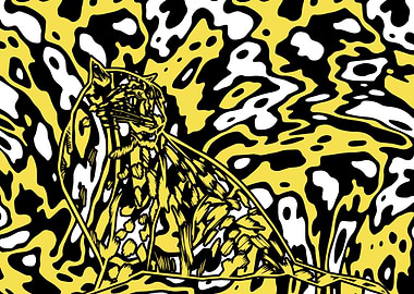 Abstract Hidden Leopard
