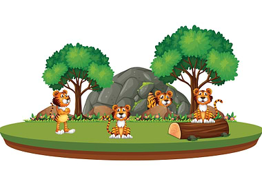 Tiger cartoon