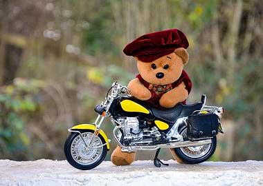 Biker Teddy