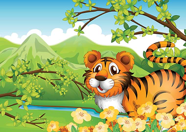 Tiger cartoon