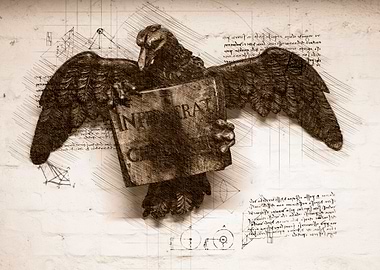 Sketch of a Wooden Sculptu