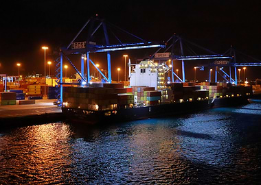 Night view of La Palma