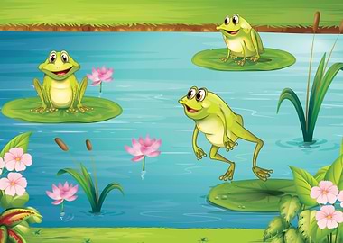 Frog cartoon