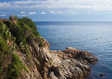 Costa Brava Coast In Spain
