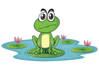 Frog cartoon