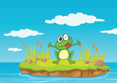 Frog cartoon