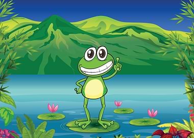 Frog cartoon