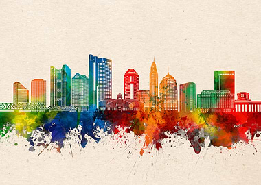 columbus oh watercolor