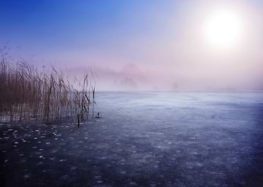 Winter scenery landscape