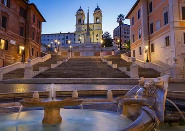Spanish Steps In Rome