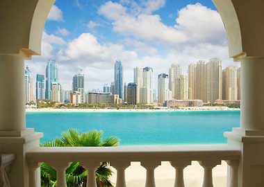 Dubai view from Vila